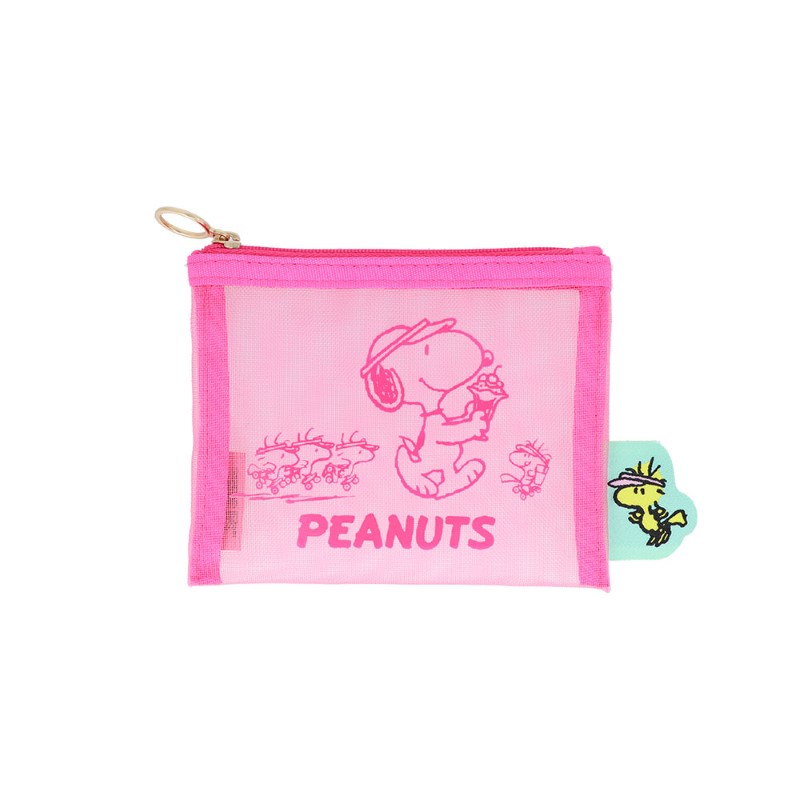PEANUTS スヌーピー メッシュミニポーチ PNWS2 ピンク/S2336502