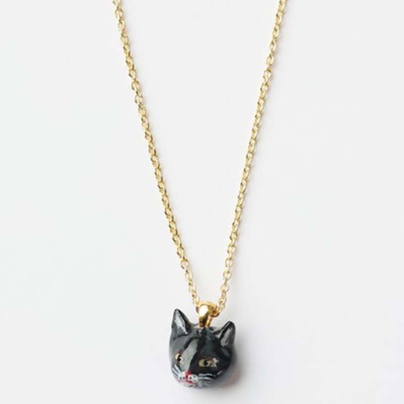 Nathalie Lete ナタリーレテ Necklace Black cat