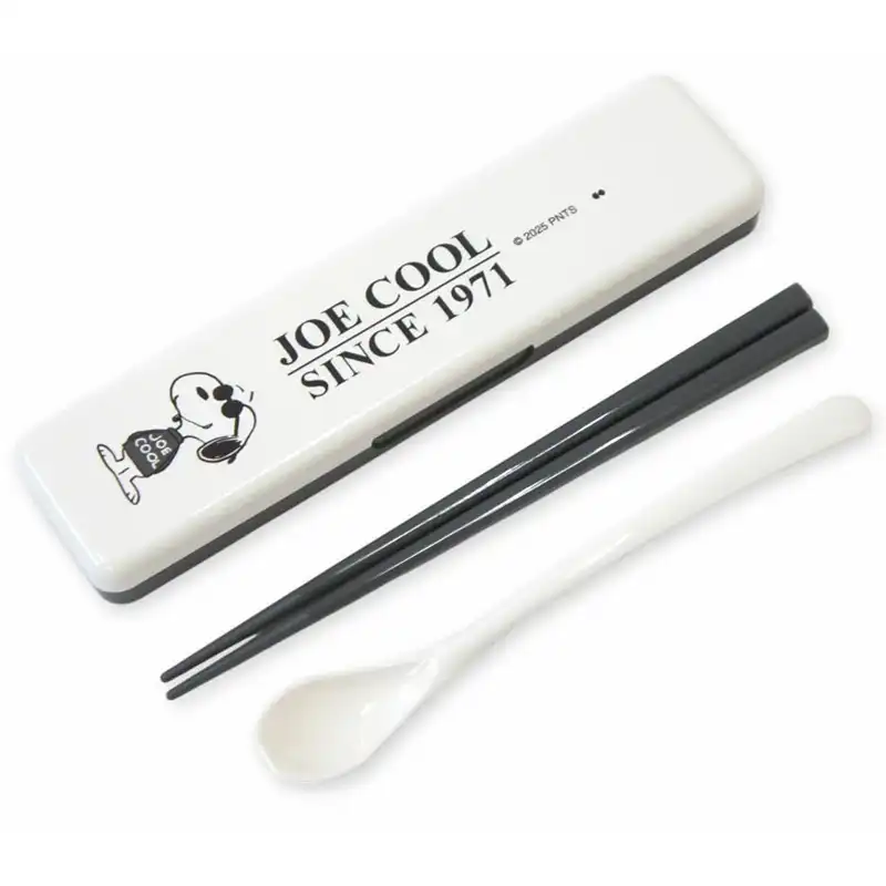 PEANUTS スヌーピー LUNCH SERIES JOE COOL CHOPSTICKS & SPOON SET/SLL-1203
