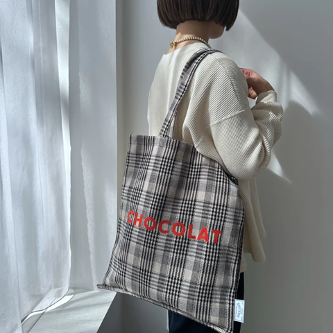 Finissage フレンチエピスリーCHECKトート/BK04