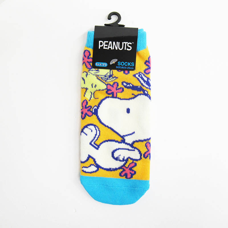 PEANUTS SNOOPY スヌーピー キャラっクス 靴下 フラワー/SN2288J