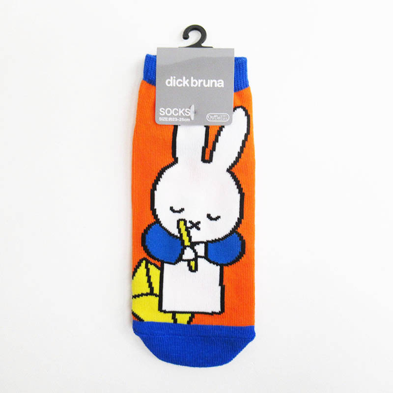 Dick Bruna miffy ミッフィー 靴下 手紙RD&BL/MF3270J