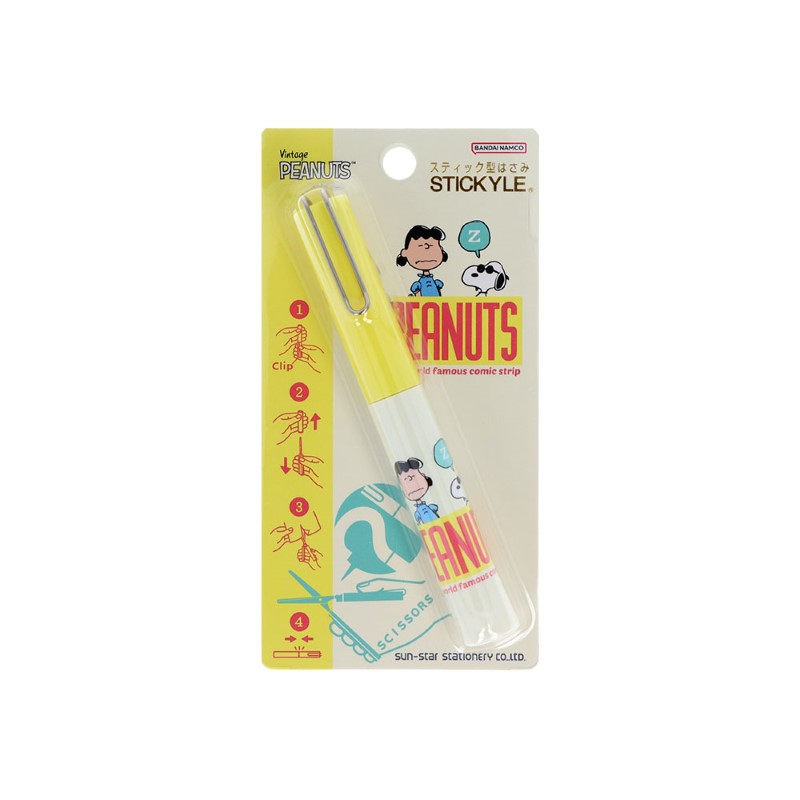 PEANUTS SNOOPY スヌーピー スティッキールはさみ アイボリー/S3722007