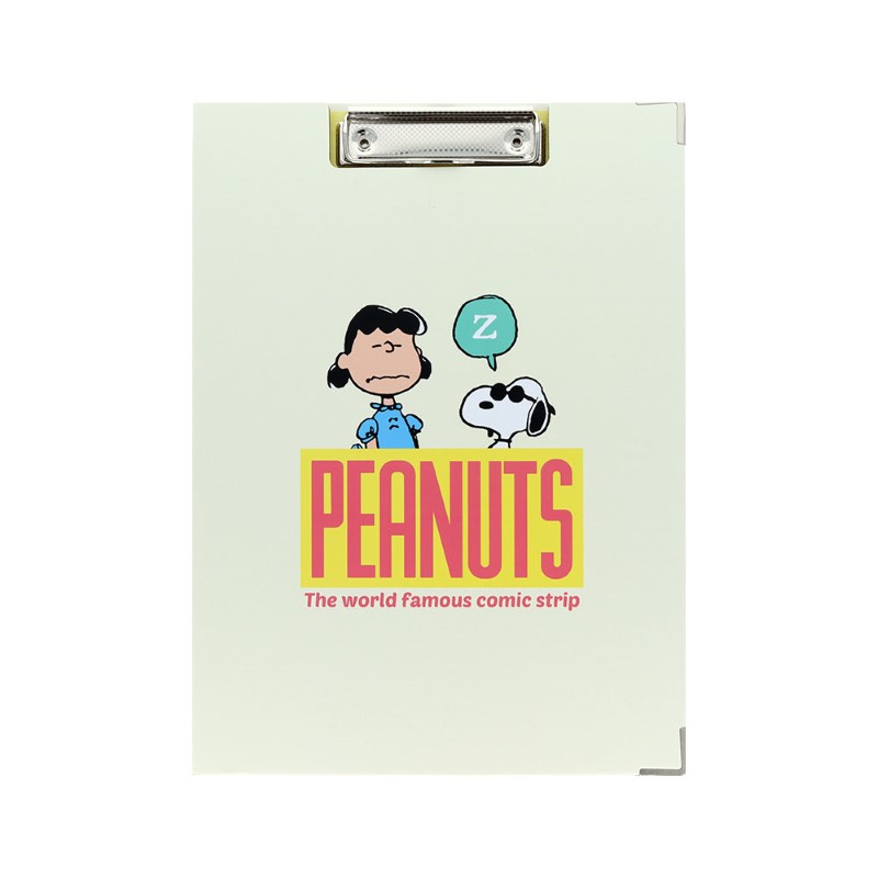PEANUTS SNOOPY スヌーピー 2つ折りクリップボードA4 アイボリー /S4141440