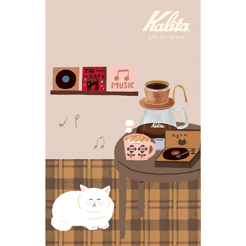 Kalita B6変形中綴じノート Caramel coffee/XH32
