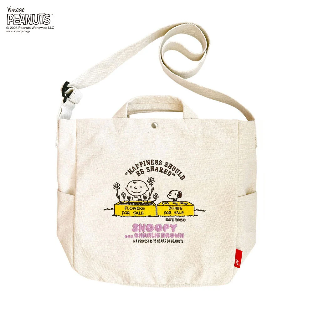 ROOTOTE PEANUTS IP.ミディアム.2way.ピーナッツ-0J /IV