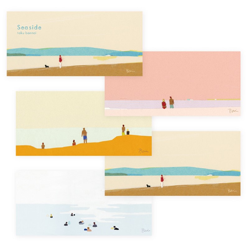 坂内拓  一筆箋 Seaside