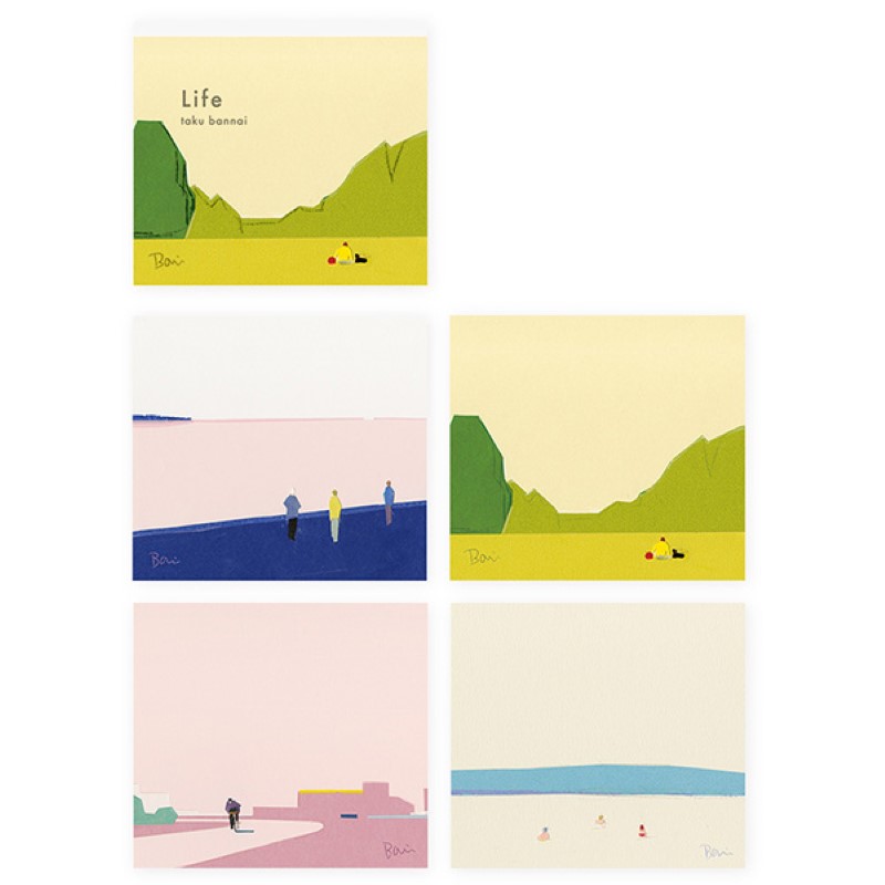 坂内拓  ブロックメモ  Life