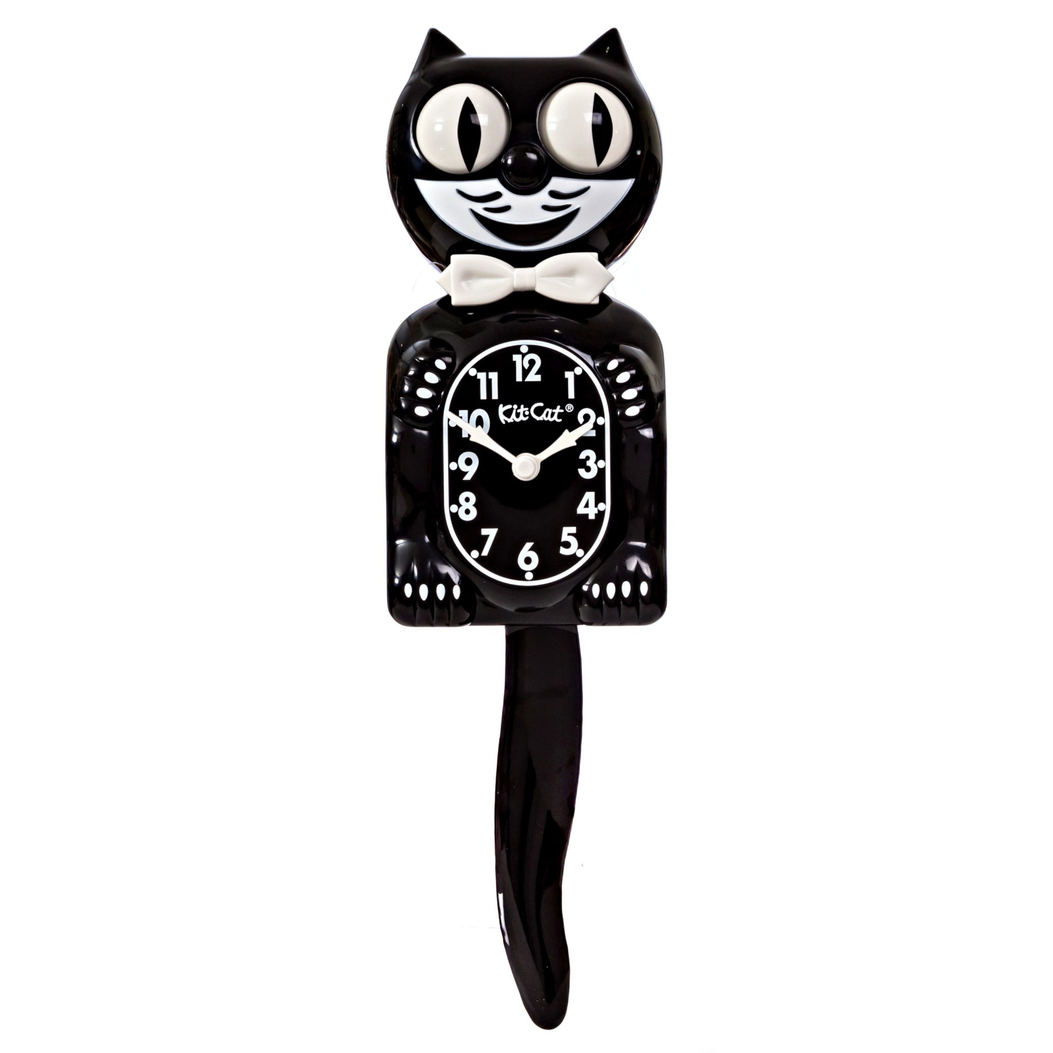 KIT-CAT キットキャットクロック ブラック