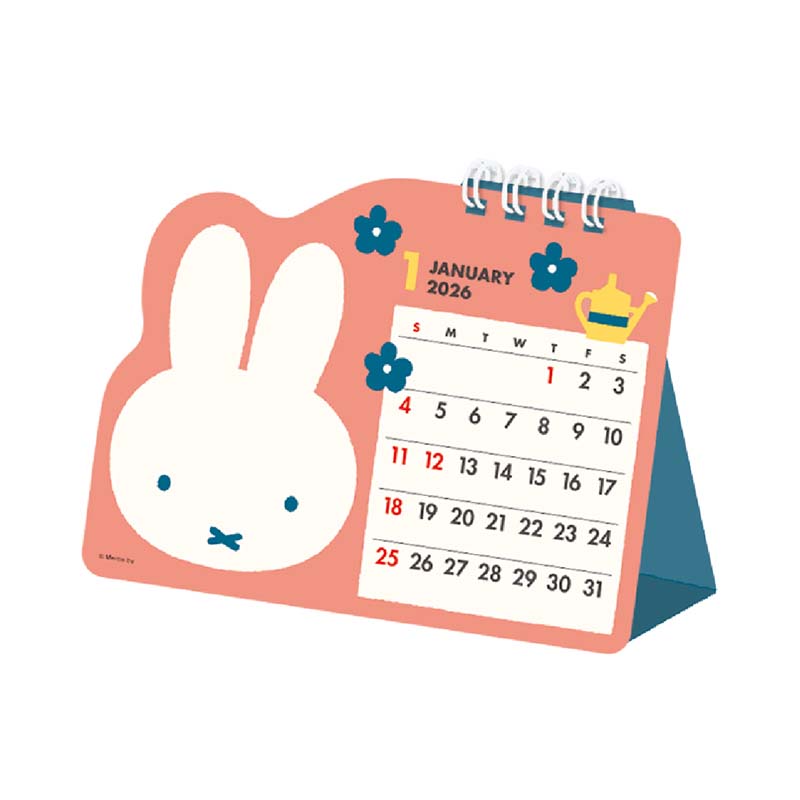 miffy  ダイカット 卓上カレンダー/34BCA-6
