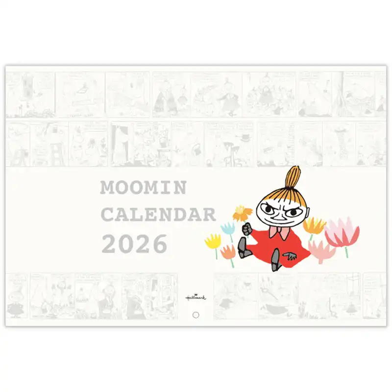 MOOMIN リトルミイ【壁掛け 二つ折りカレンダー大 2026】