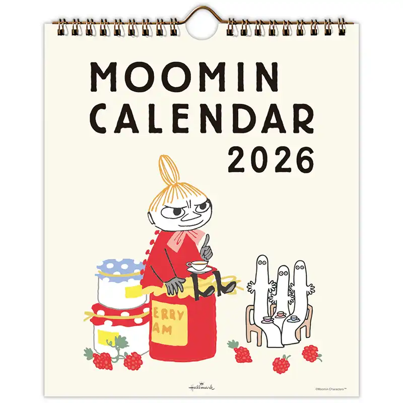 MOOMIN リトルミイ縦型【壁掛け・卓上 リングカレンダー小 2026】
