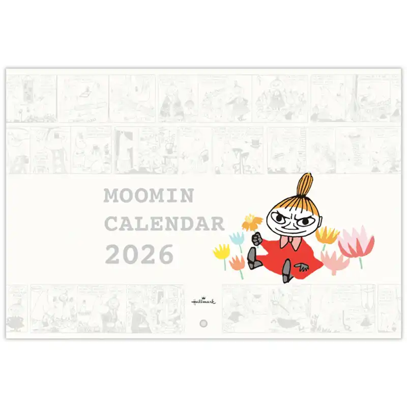 MOOMIN リトルミイ【壁掛け 二つ折りカレンダー小 2026】