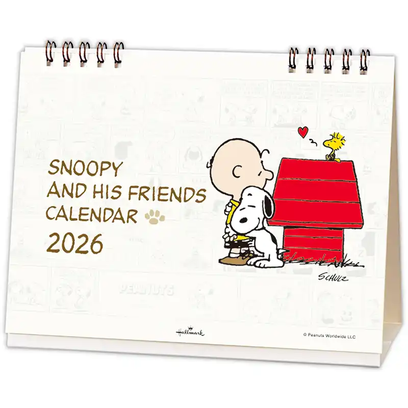 PEANUTS スヌーピー 【卓上カレンダー 2026】