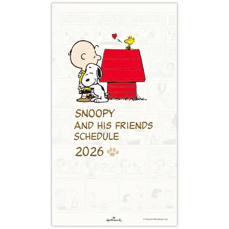 PEANUTS スヌーピー ピーナッツ犬小屋【手帳 スリムマンスリーダイアリー 2026】