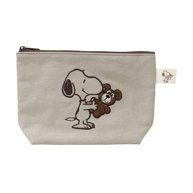 PEANUTS &テディベア 化粧ポーチ BR/215444-25