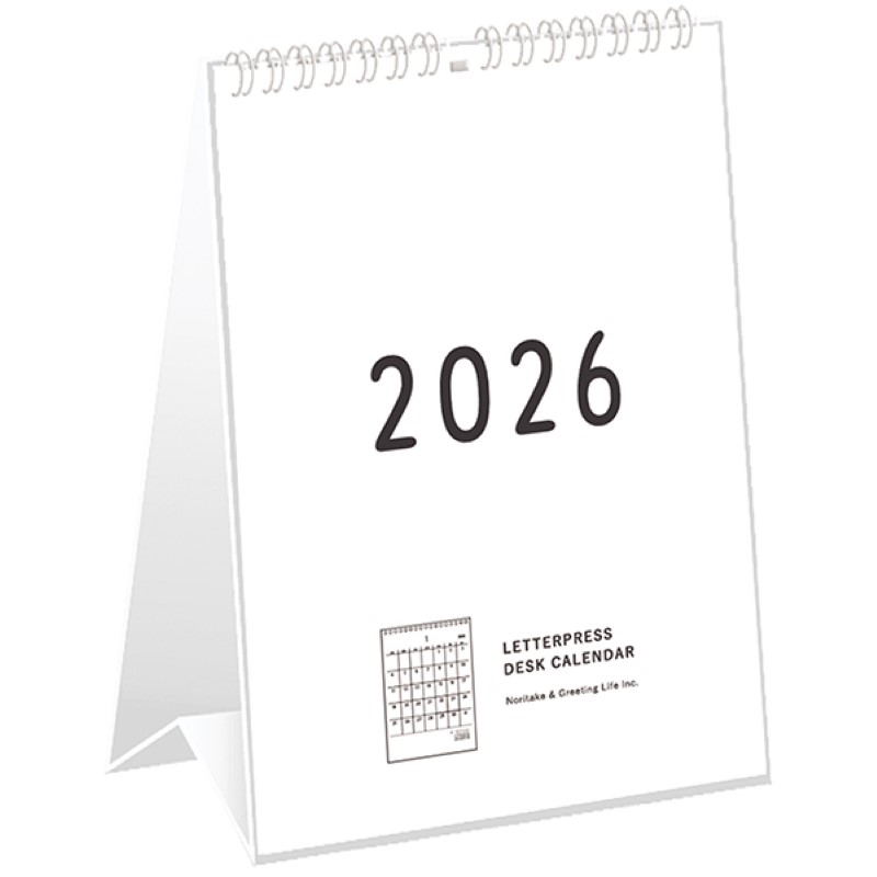 Noritake Desktop Ring Calendar /C-168-NT