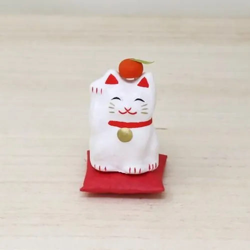 張子 ネコにみかん