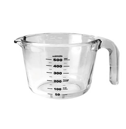 atomico　耐熱ガラス計量カップ 500ml Ｍ