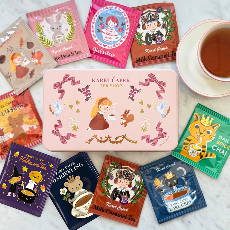 【数量限定】カレルチャペック 10tea love缶 Little tea time