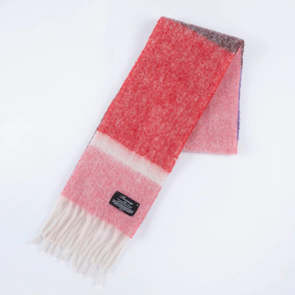 Finnisage マルチカラーブークレマフラー PK02