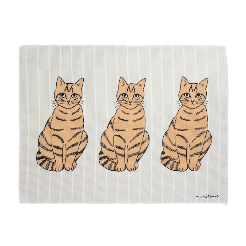 Matsuo Miyuki 松尾ミユキ Kitchen cloth/Cat-Noisettes