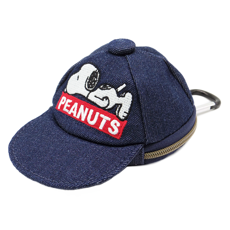 PEANUTS  SNキャップポーチ デニム /スヌーピー