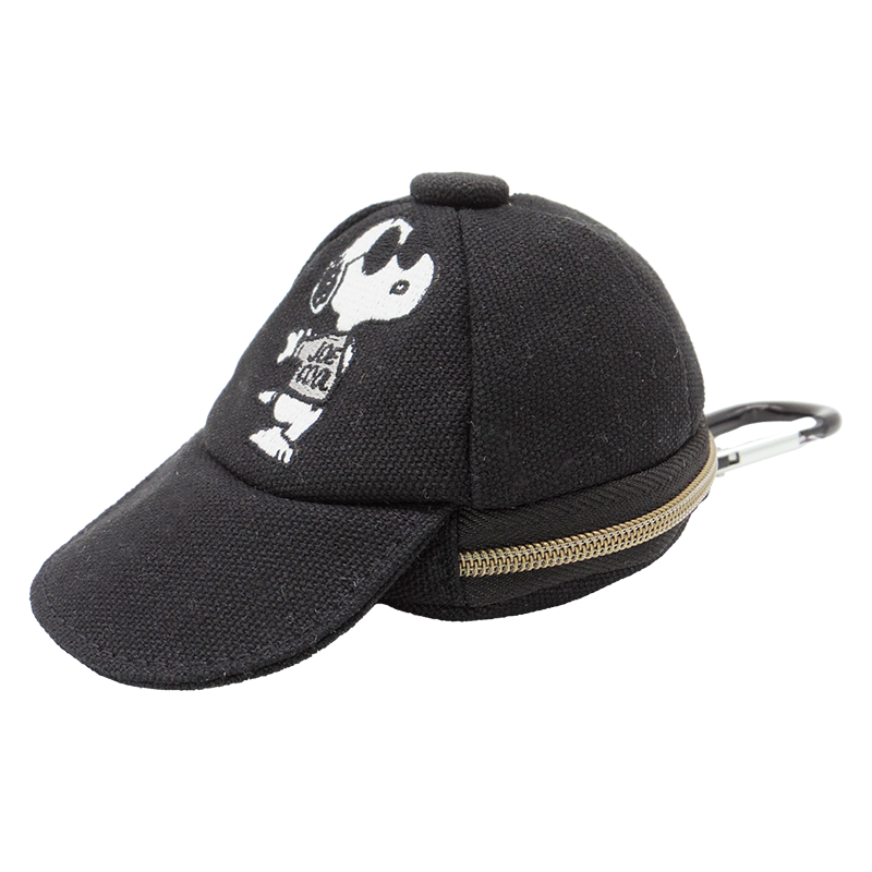 PEANUTS  SNキャップポーチ BK /スヌーピー