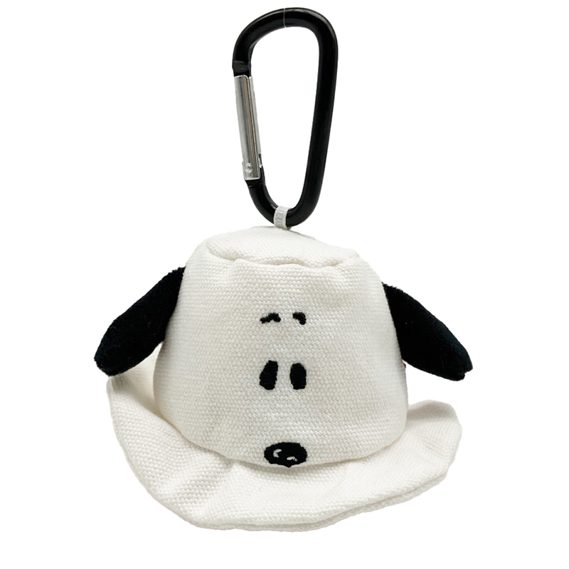 PEANUTS  SNバケットハットポーチ BK /スヌーピー