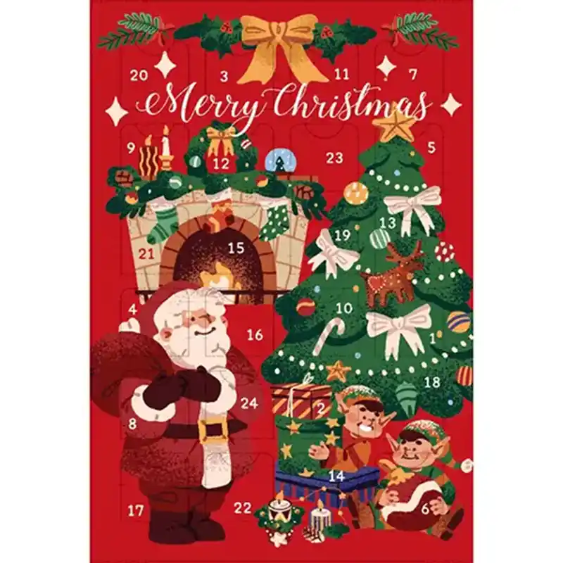 フィカー アドベントA5(チョコ風味菓子入り) / サンタ