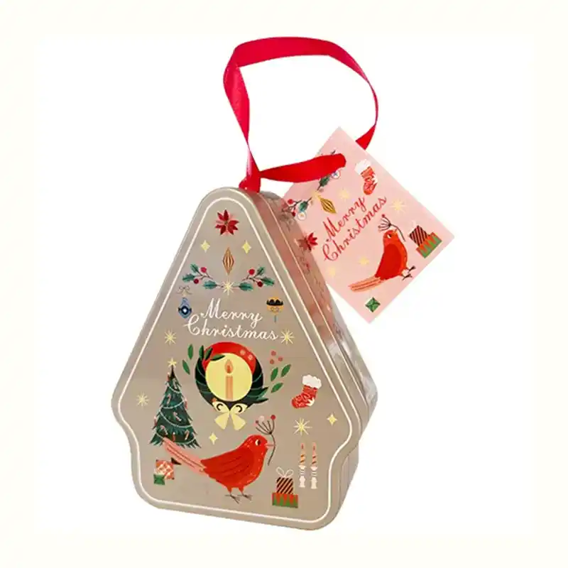 クリスマス オーナメント缶(ハウス)