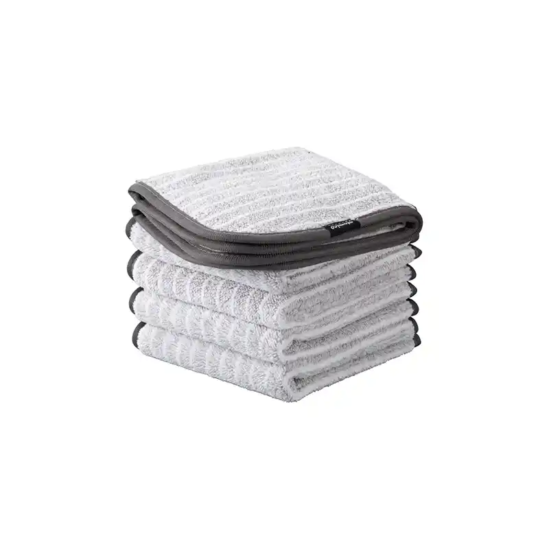 atomico  水拭き油汚れクロス 5P/グレー