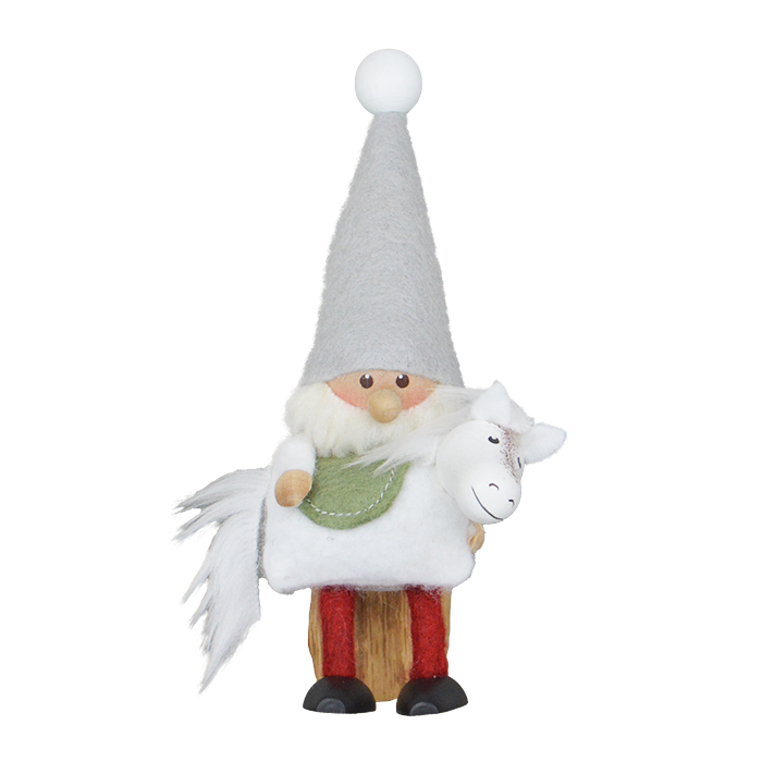 NORDIKA nisse  馬を抱えたサンタ  サイレントナイト/WH