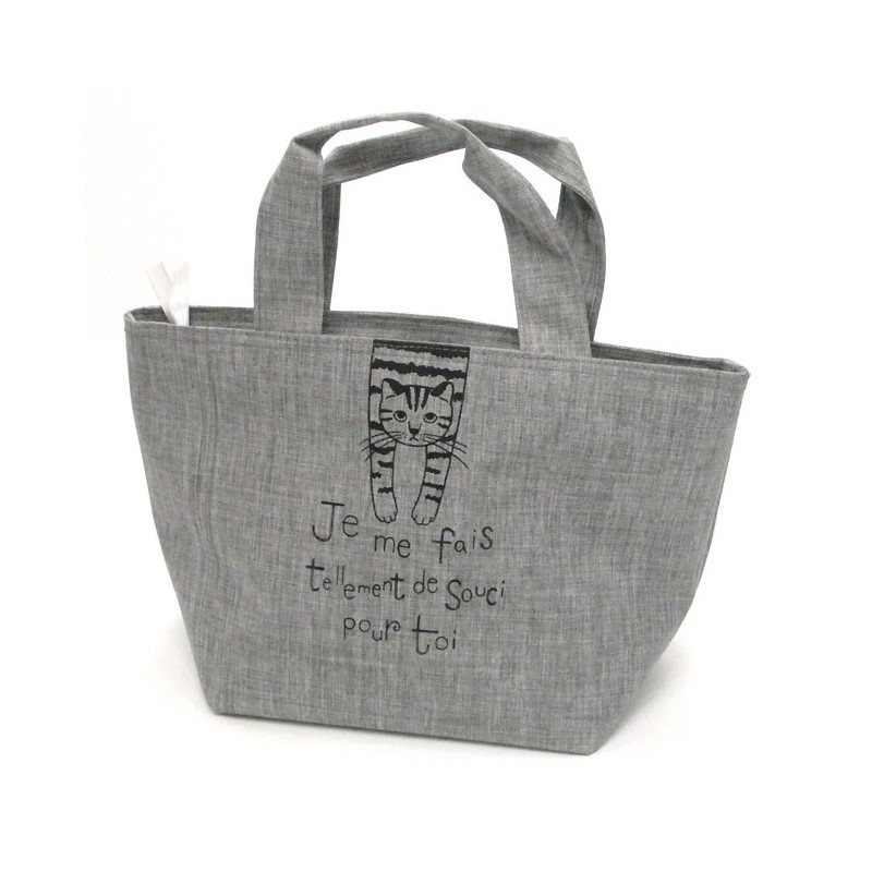 タルティーヌ 保冷ランチバッグ/グレー