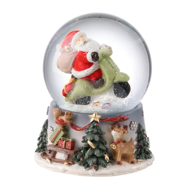 スノードーム・M/サンタ・バイク