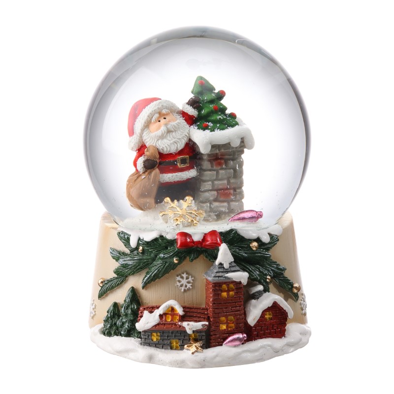 スノードーム・M/サンタ・煙突