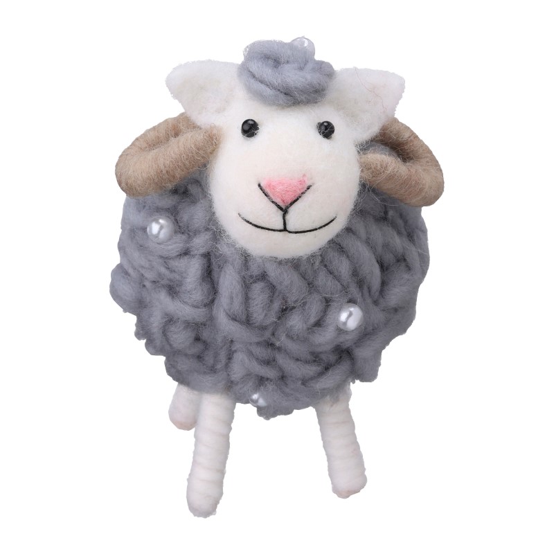 モコモコアニマル・パールヒツジ/グレー