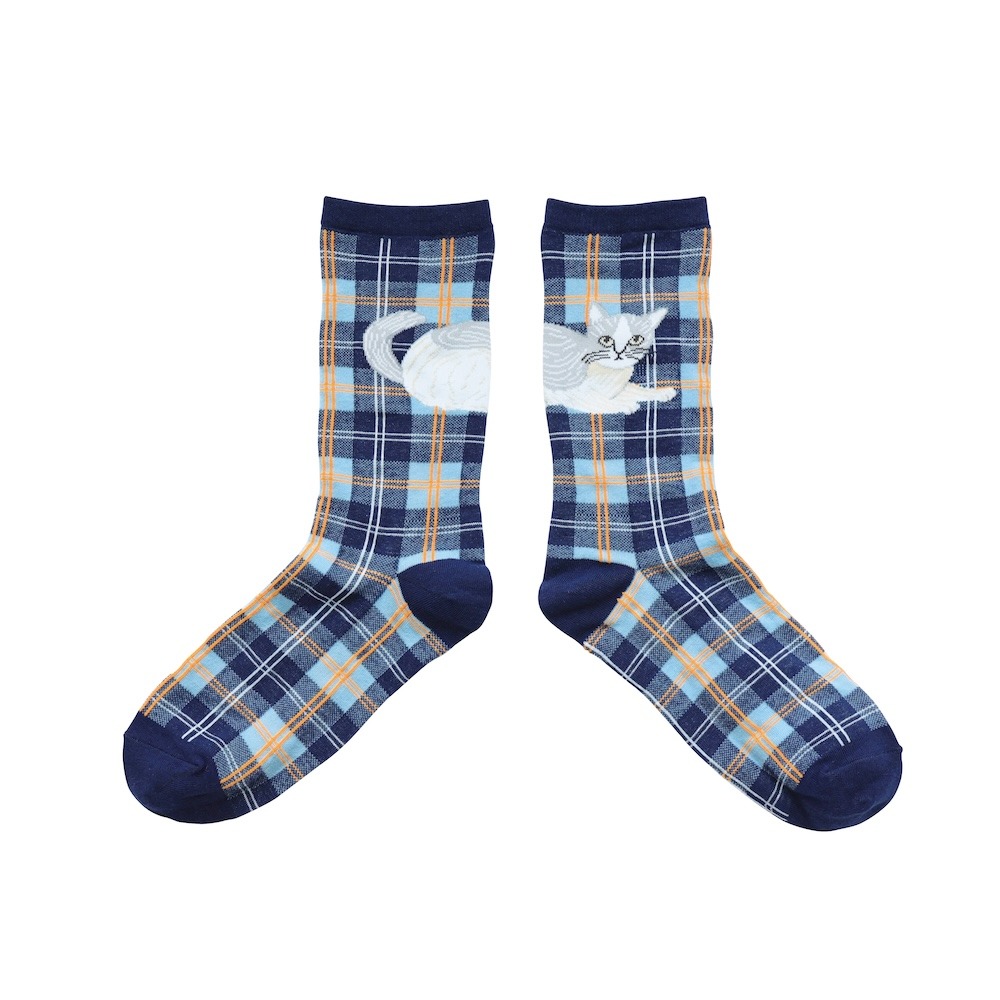 松尾ミユキ チェックソックス/Ruru