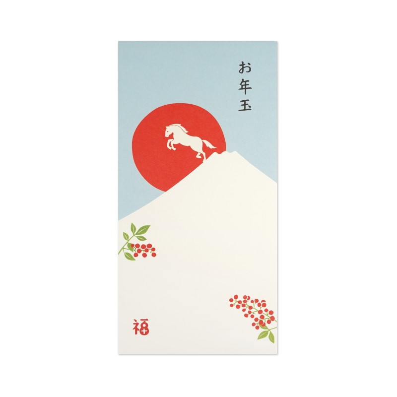 フロンティア お年玉万円型袋 初日と午/PCH-305