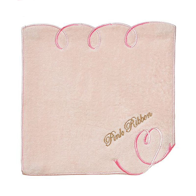 【SALE】 ミニタオル ピンクリボン 「リボンスピン」