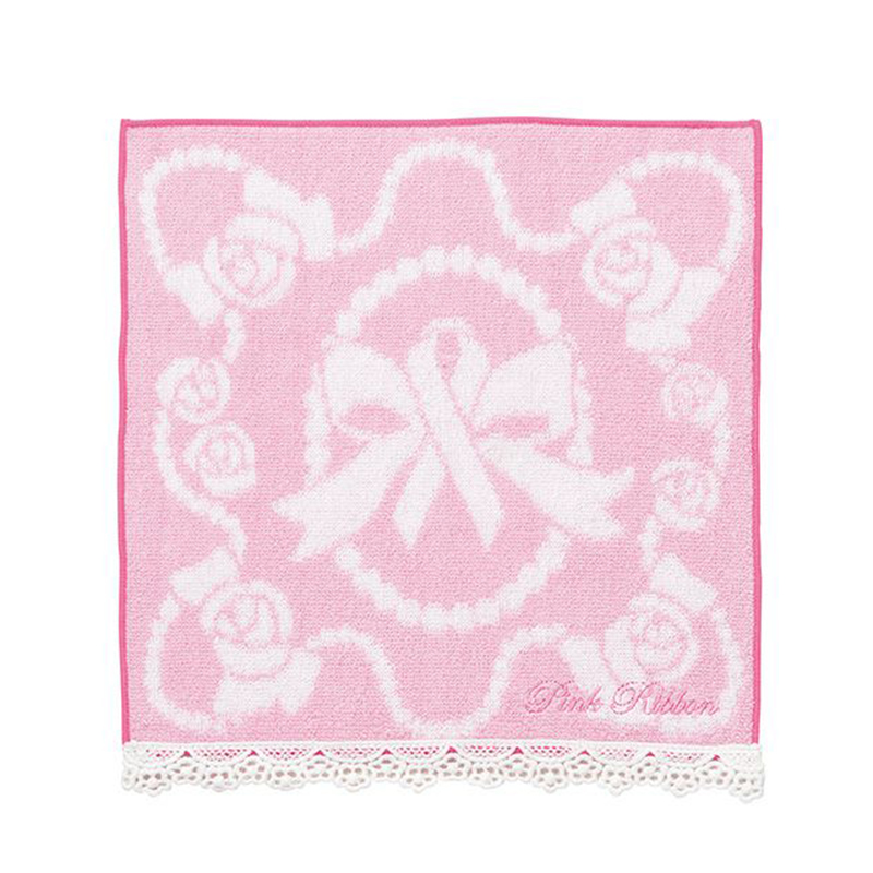 【SALE】 ミニタオル ピンクリボン 「キュートピンクリボン」