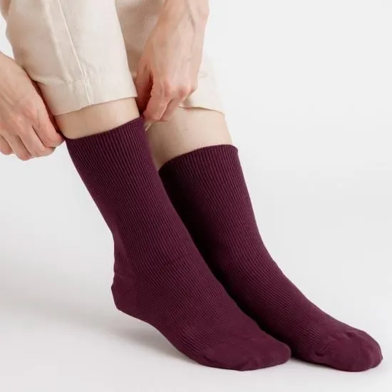 天衣無縫 ゴムなしリブソックス/BUR