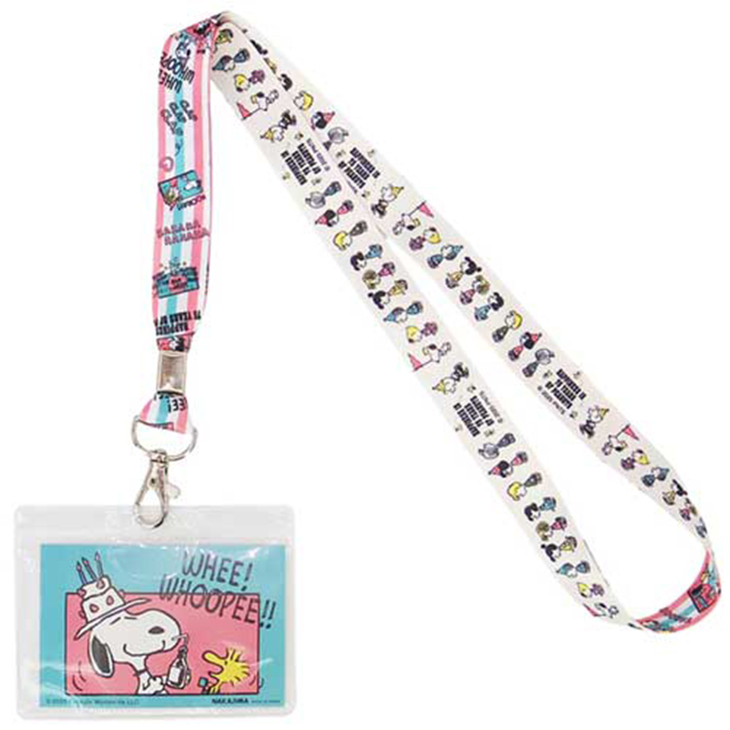 PEANUTS SN 75th 幅広ネックストラップ