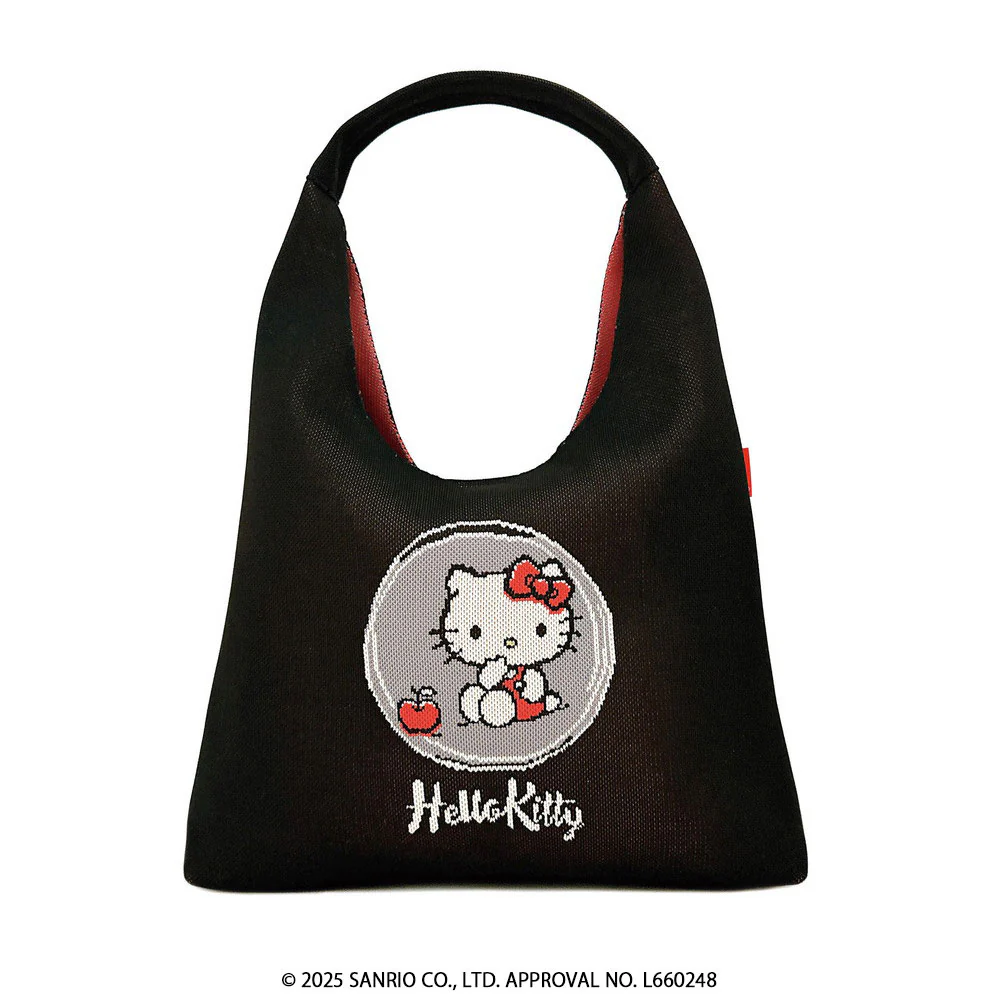 ROOTOTE IP.ラウンドニット.ハローキティ-A Black