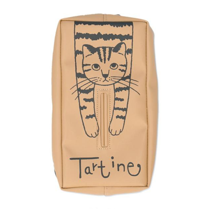 【SALE】 タルティーヌ ティッシュケース/ベージュ