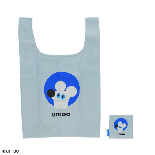 umao エコバッグ 「ホワイトねずみ」