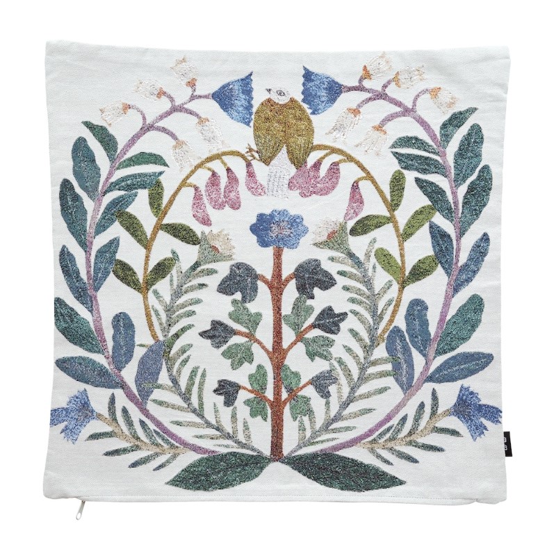 松尾ミユキ クッションカバー/Flower bird