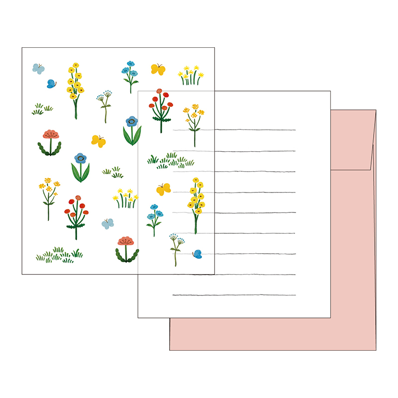 HATTE ハッテ レターセット Flower