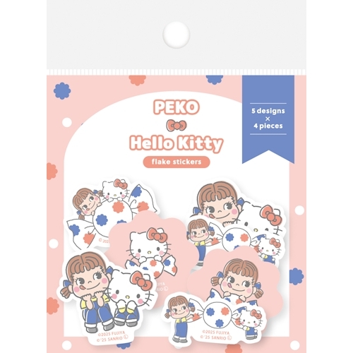 PEKO×サンリオキャラクターズ 和紙フレークシール/ドットA