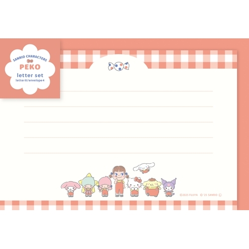 PEKO×サンリオキャラクターズ レターセット/C